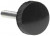 2730, KNOB, ROUND KNURLED, THREADED, 20.57MM