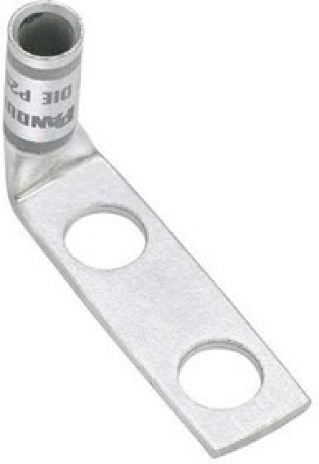 LCD10-38DF-L, Terminals Copp Comp Lug 2H #10 AWG