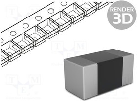 NTCS0603E3103GMT, Термистор NTC, 10кОм, SMD, 0603, 3610K, 125мВт, ±2%, -40-150°C NTCS0603E3103GMT, Термистор NTC, 10кОм, SMD, 0603, 3610K, 125мВт, ±2%, -40-150°C