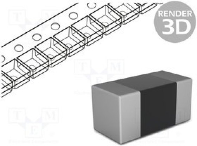 NTCS0603E3103GMT, Термистор NTC, 10кОм, SMD, 0603, 3610K, 125мВт, ±2%, -40-150°C NTCS0603E3103GMT, Термистор NTC, 10кОм, SMD, 0603, 3610K, 125мВт, ±2%, -40-150°C