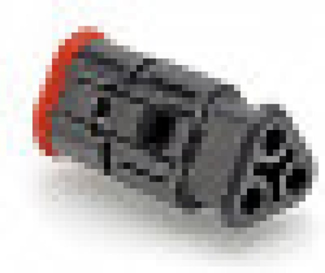 AT06-3S-SR01BLK, Conn Housing PL 3 POS Crimp ST Cable Mount Black