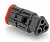 AT06-3S-SR01BLK, Conn Housing PL 3 POS Crimp ST Cable Mount Black
