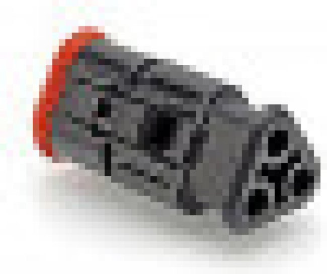 AT06-3S-SR01BLK, Conn Housing PL 3 POS Crimp ST Cable Mount Black