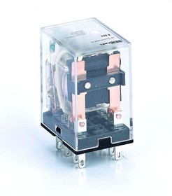 Реле промежуточное ПР-102 5А 24В DC 2 конт. с LED-индикацией DEKraft 23838DEK