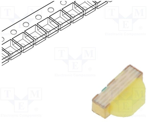 ASMT-CW00, LED; SMD; 0603; white; 18?35mcd; 170°; 5mA; 2.55?3.15V; Front: convex ASMT-CW00, LED; SMD; 0603; white; 18?35mcd; 170°; 5mA; 2.55?3.15V; Front: convex