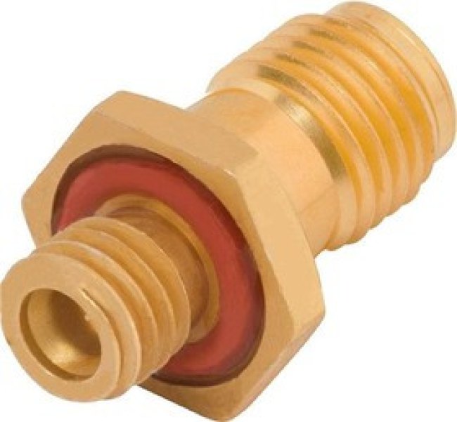 SF1132-6094, RF Adapters - Between Series SMPM M to 2.92 Fe Bkhd Hermetic Adaptr
