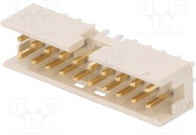 98414-F06-20ULF, Гнездо, провод-плата, "папа", Minitek, 2мм, PIN: 20, THT, на PCB, 2А