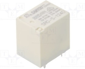 SRG-S-124D, Реле: электромагнитное; SPDT; Uобмотки: 24ВDC; Iконтакт.макс: 20А