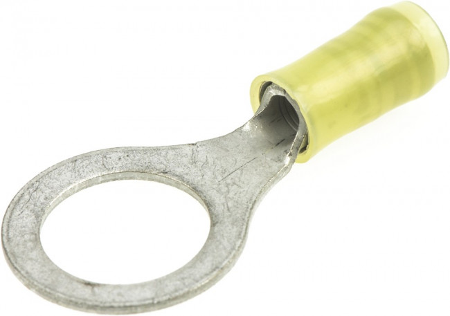 323784, Клемма с кольцевым наконечником, M12, 1/2", 10 AWG, 6 мм², Серия PIDG, Желтый