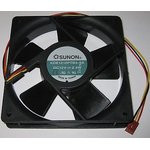 Вентилятор 12В с автоперезапуском, 120x120x25мм,шариковый подшипник,2400об/ мин,ВН173B вент 120x120x