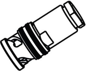 PL75-13A, RF Connectors / Coaxial Connectors TRB Plug STR Wrench CRMP 3-lug