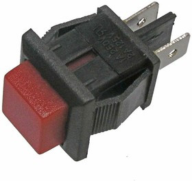 PBS-15B off-(on) красный, Кнопочный переключатель PBS-15B, OFF-(ON), красный