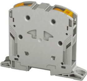3260133, PTPOWER 95-F Series Grey DIN Rail Terminal Block, 95mm², Single-Level, Push In Termination