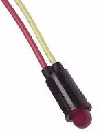 5100H1LC, LED Panel Mount Indicators RED DIFFUSED 1/4" MOUNTING HOLE