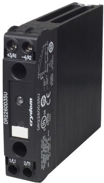 DR2260D30U, Solid State Relays - Industrial Mount 30A 4-32VDC 600VAC .5-3HP kW DR2260D30U, Solid State Relays - Industrial Mount 30A 4-32VDC 600VAC .5-3HP kW