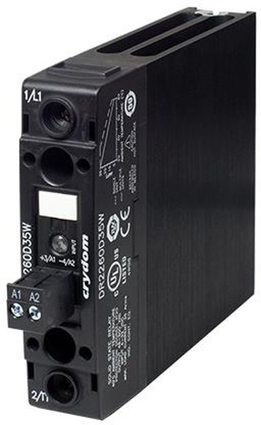 DR2260D30U, Solid State Relays - Industrial Mount 30A 4-32VDC 600VAC .5-3HP kW DR2260D30U, Solid State Relays - Industrial Mount 30A 4-32VDC 600VAC .5-3HP kW