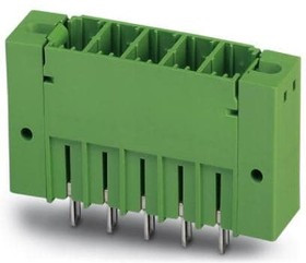 1720929, Pluggable Terminal Blocks 4 Pos 7.62mm pitch Through Hole Header