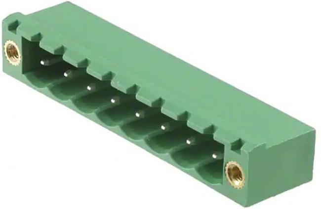 1776757, Pluggable Terminal Blocks 8 Pos 5mm pitch Through Hole Header