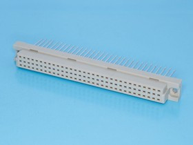 612C-64F-13-E, Разъем DIN 41612 64 контакта, гнездо, длина контакта 13мм, 3ряда