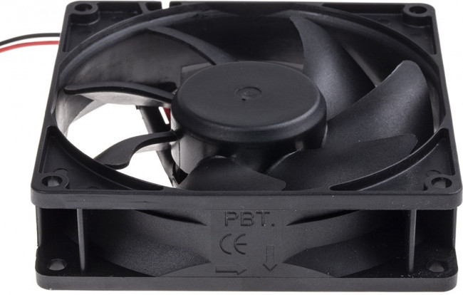 EE92251B1-000U-A99, Вентилятор осевой, 12В DC, 92x92x25мм, подшипник качения, 87,55куб.м/ч, 34дБА, 28AWG