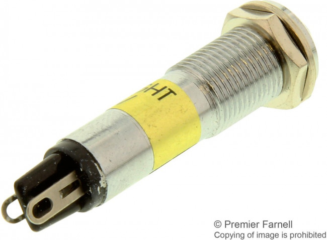 609-1112-130F, LED Panel Mount Indicators RED DIFFUSED