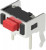 SKHLLFA010, 3.5mm 3.5mm Rectangle button 50mA Lying 6mm SPST 12V Plugin Tactile Switches ROHS