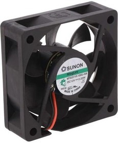 MF60201VX-A99-A, Вентилятор осевой, 12В DC, 60x60x20мм, подшипник Vapo, 43,1куб.м/ч, 39дБА