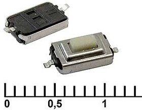 IT-1181A W=0.6mm (6x3x2.5), Тактовая кнопка IT-1181A, 8x3.7x2.6 мм, OFF-(ON), 50 мА, 12 В, 100 мОм