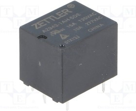 AZ943-1AH-5DE, Реле: электромагнитное, SPST-NO, Uобмотки: 5ВDC, 15A/125ВAC, 15А