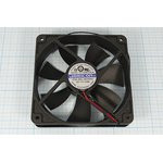 Вентилятор постоянного тока 12 Вольт, 120x120x25мм, шариковый подшипник, 2200об/мин, ВН172B вент 120