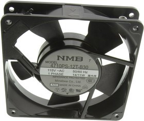 11925PBB3LEA00, AC Осевой вентилятор, серия 11925PB, 230В, Square, 119 мм, 25 мм, Шарикоподшипник, 70.6 фут³/мин 11925PBB3LEA00, AC Осевой вентилятор, серия 11925PB, 230В, Square, 119 мм, 25 мм, Шарикоподшипник, 70.6 фут³/мин