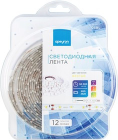 05BL (3528-60LED-IP65-Y), Лента светодиодная, желтый, 12В, 4.8Вт/м, 60SMD(3528)/м, IP65, 8мм, цена за катушку 5м