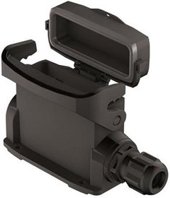 19463160252, Heavy Duty Power Connectors Han-Eco 16A SMT HSNG w/CVR w/ glnd OUTDR 19463160252, Heavy Duty Power Connectors Han-Eco 16A SMT HSNG w/CVR w/ glnd OUTDR