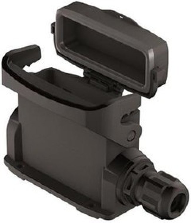 19463160252, Heavy Duty Power Connectors Han-Eco 16A SMT HSNG w/CVR w/ glnd OUTDR