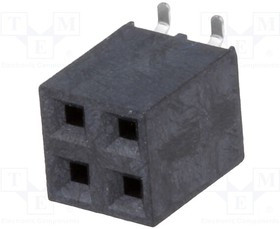 ZL264-4DG, Гнездо, IDC, "мама", PIN 4, вертикальный, 2,54мм, SMT, 2x2, позолота ZL264-4DG, Гнездо, IDC, "мама", PIN 4, вертикальный, 2,54мм, SMT, 2x2, позолота