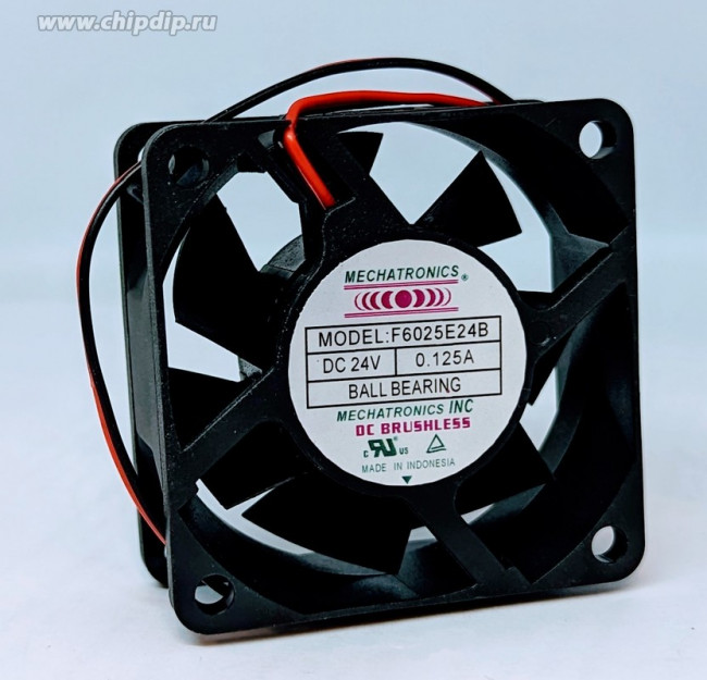 Вентилятор Mechatronics F6025E24B 60x25мм 24V 0.125A