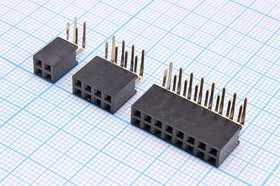 DS1024-2x8R2 (PBD-16R), Гнездо на плату двухрядное угловое 2x8, шаг 2.54 мм; №1988 C гн PBD-R-2x 8\P2,54\16P\угл\плат\ DS1024-2x8R2\[PBD DS1024-2x8R2 (PBD-16R), Гнездо на плату двухрядное угловое 2x8, шаг 2.54 мм; №1988 C гн PBD-R-2x 8\P2,54\16P\угл\плат\ DS1024-2x8R2\[PBD