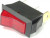 IRS-1-3B, Переключатель красный с подсветкой ON-OFF (10A 250VAC) SPST 3P