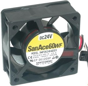 Вентилятор Sanyo Denki San Ace 60WF 9WF0624H4D03 (Fanuc A90L-0001-0508) 60x25мм 24В 3.6W 0.15A OEM