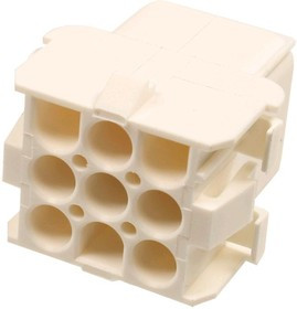 927231-3, Корпус разъема Universal MATE-N-LOK, розетка 9PIN, Matrix (PA66, UL 94V-0) без контактов