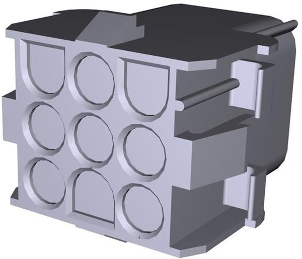 927231-3, Корпус разъема Universal MATE-N-LOK, розетка 9PIN, Matrix (PA66, UL 94V-0) без контактов 927231-3, Корпус разъема Universal MATE-N-LOK, розетка 9PIN, Matrix (PA66, UL 94V-0) без контактов