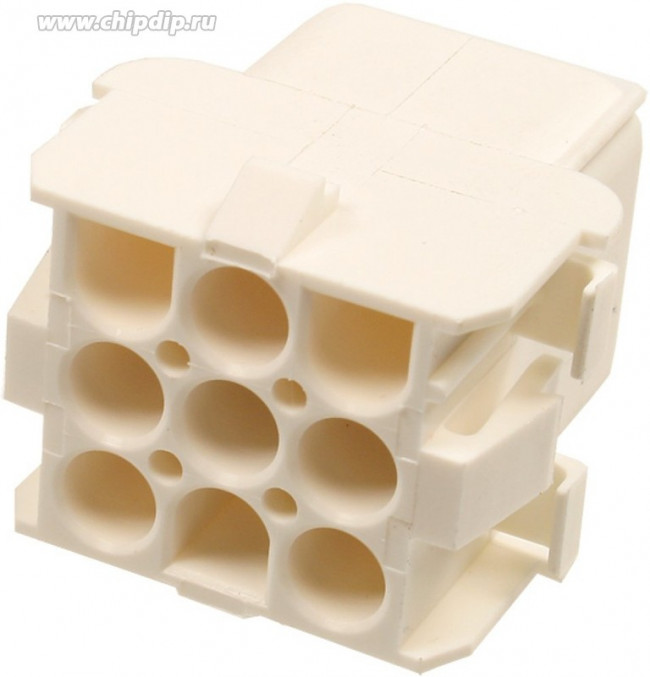 927231-3, Корпус разъема Universal MATE-N-LOK, розетка 9PIN, Matrix (PA66, UL 94V-0) без контактов 927231-3, Корпус разъема Universal MATE-N-LOK, розетка 9PIN, Matrix (PA66, UL 94V-0) без контактов