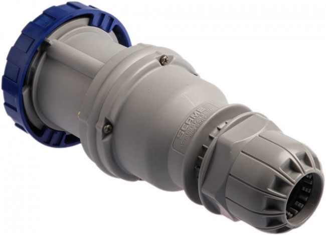 Разъем пром. силовой CEE кабельный, гнездо, 63A, 2P+E 6h, 200_250VAC 50/60Hz, IP66/IP67/IP69, серия OPTIMA