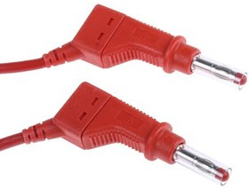66.9408-200-22, Test lead, 32A, 600V, Red, 2m Lead Length