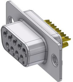DTS09SZ/2, D-Sub socket, Socket, DE-9, Solder Cup