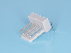 WF-4R, Разъем питания 4 контакта, вилка на плату, прямой угол, шаг 2,54мм