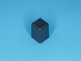 PSM1-K-2-B, Колпачок квадратный для мини кнопки черный. тип 2 (7,2х7,2х9,6мм)