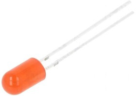 OSR5JA5E34B, LED; 5mm; red; 220?330mcd; 30°; Front: convex; 1.8?2.6V