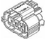 15317304, Automotive Connectors 8P F BLUE CONN ASSY GT 280 SERIES 25AMPS
