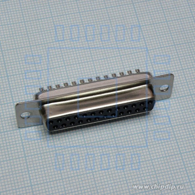 DS1033-25FBNSISS-CT, 25 pin (м) на кабель / DB-25F (DS1033-25FBNSISS-CT)